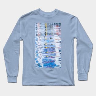 Reflected abstract colors in water Long Sleeve T-Shirt